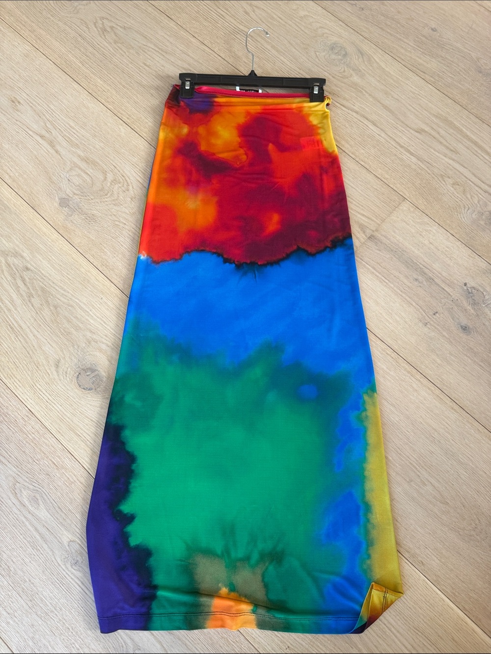 Rabanne tie dye maxi skirt